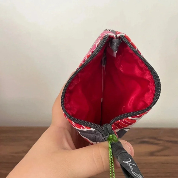 EUC Vera Bradley Bowler Purse Cheery Blossoms Satchel Shoulder Bag W/ Coin Purse - Picture 9 of 14